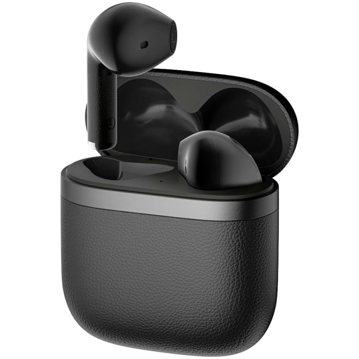 Слушалки EDIFIER W200T, Bluetooth 5.1, IP54, 22H батерия, USB-C, черни - W200T-BL - 1