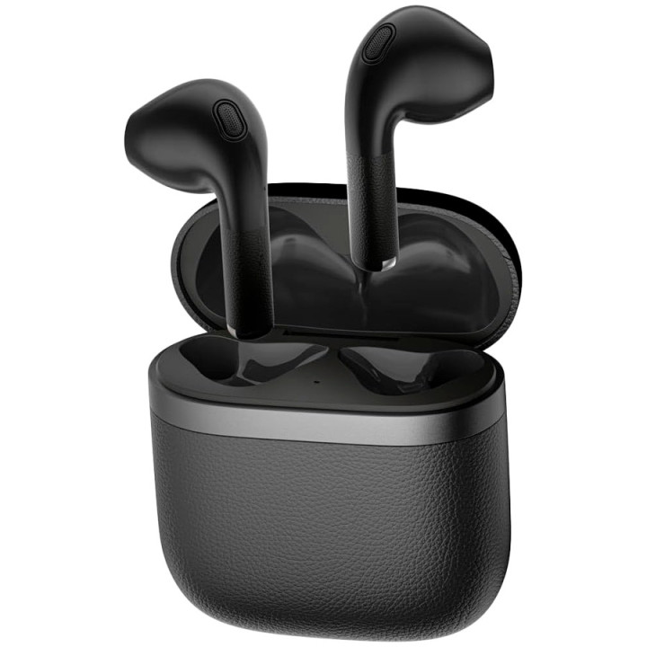 Слушалки EDIFIER W200T, Bluetooth 5.1, IP54, 22H батерия, USB-C, черни - W200T-BL - 2