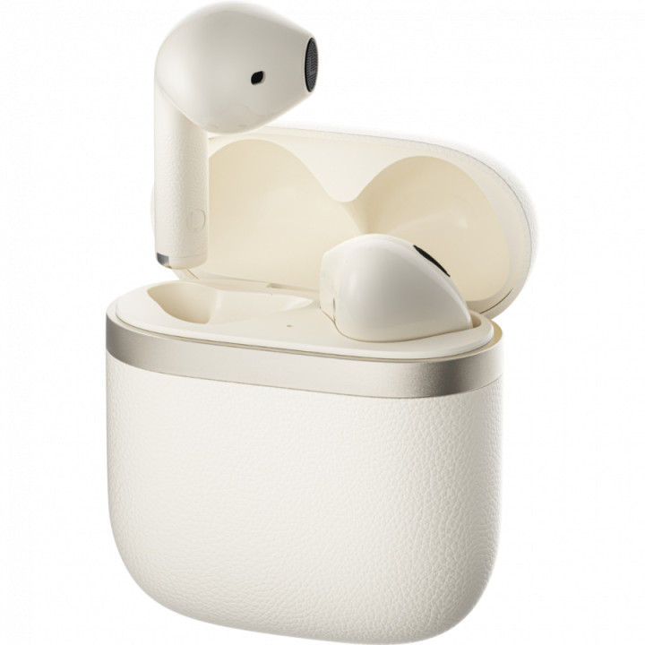 Слушалки Edifier W200Ts, Bluetooth 5.1, IP54, Up to 22H Battery, USB-C, Ivory - W200T-IV - 1