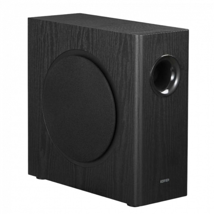 Активен събуфер Edifier T5S, 8" дълги вълни, 70W RMS, 35Hz-115Hz, черен - T5S-BL - 1