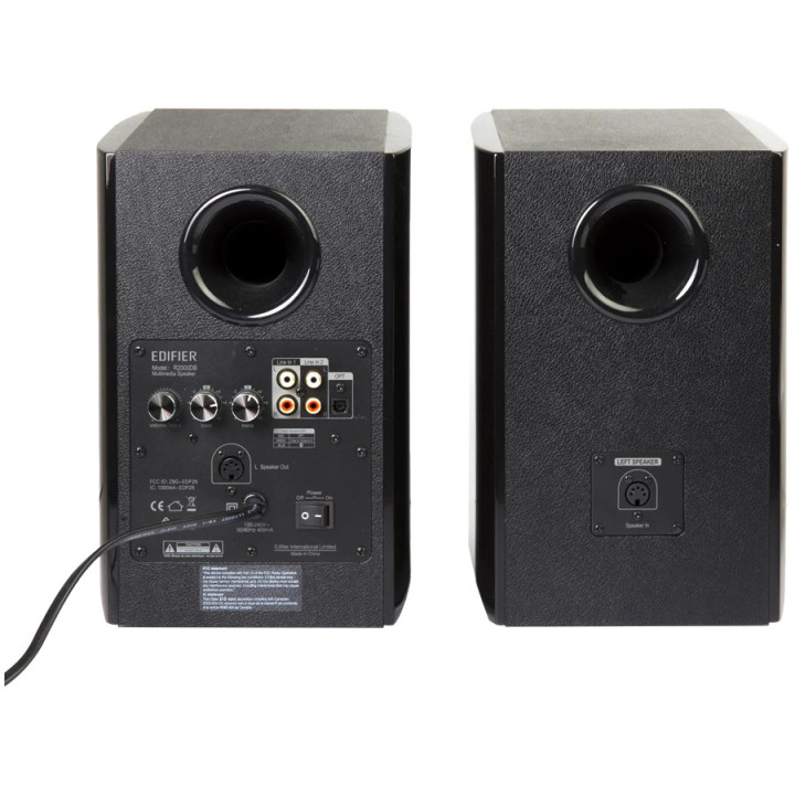 Активна акустична система Edifier R2000DB, 2.0 стерео, 120W RMS, Bluetooth, черна - R2000DB-BL - 5