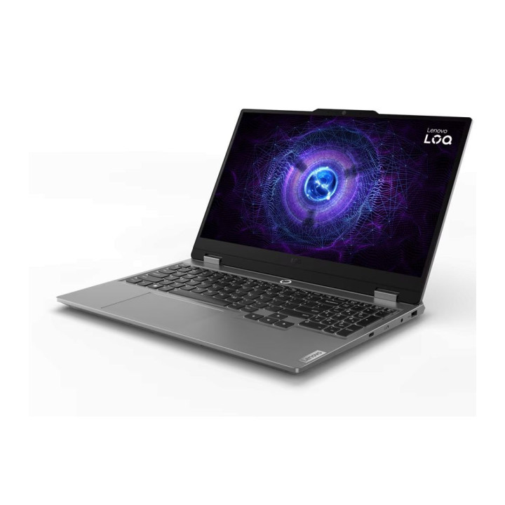 Лаптоп Lenovo LOQ 15 15AHP9, 15.6" Full HD 144Hz, AMD Ryzen 7 7445HS, RTX 3050 6GB, 16GB DDR5, 512GB SSD, без OS - 83DX00FEBM - 