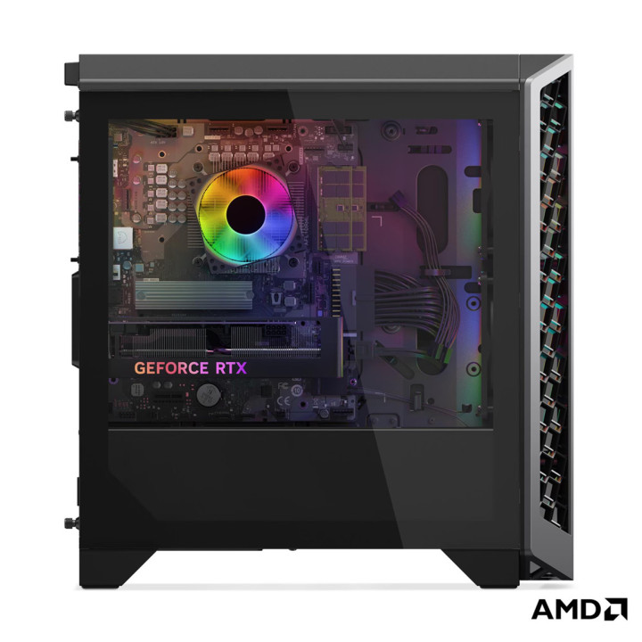 Геймърски компютър LENOVO LOQ Tower 26ADR10, AMD Ryzen 7 8745HX, NVIDIA GeForce RTX 5050 8GB, 16GB DDR5, 1TB SSD, Without OS - 9