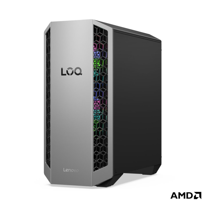 Геймърски компютър LENOVO LOQ Tower 26ADR10, AMD Ryzen 7 8745HX, NVIDIA GeForce RTX 5050 8GB, 16GB DDR5, 1TB SSD, Without OS - 9