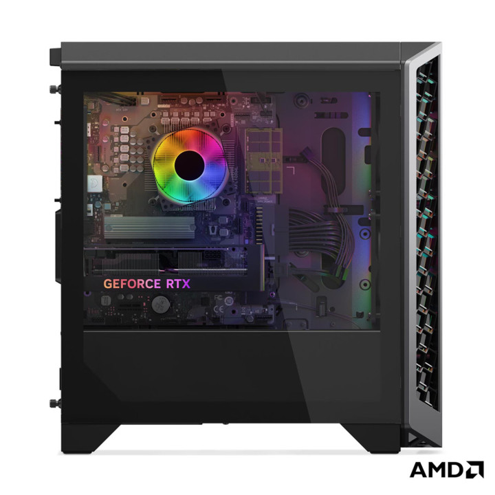 Компютър Lenovo LOQ Tower 26ADR10, AMD Ryzen 7 8745HX, NVIDIA GeForce RTX 5060 Ti 8GB, 32GB DDR5-5200, 1TB SSD NVMe - 91DF005URM