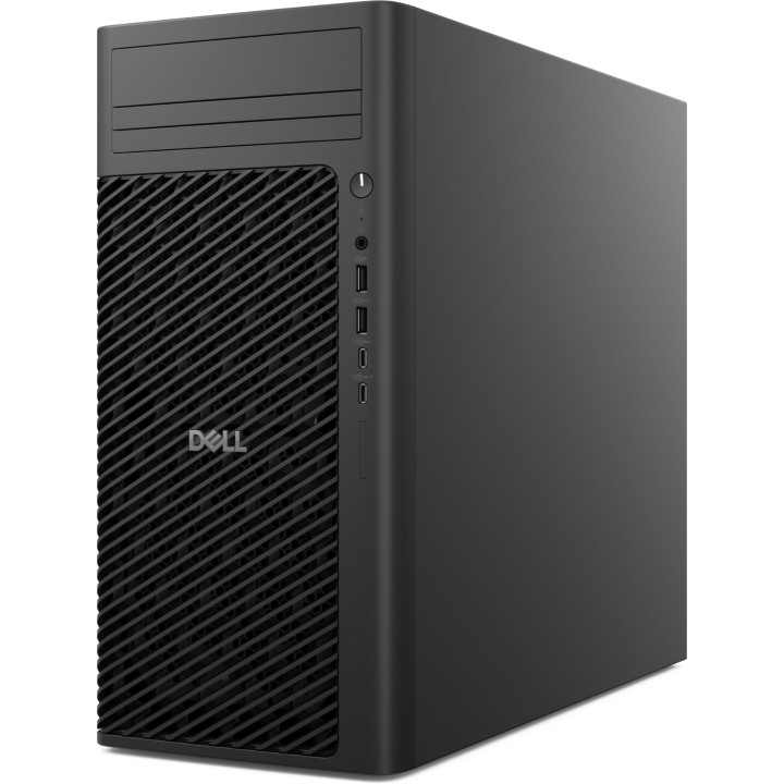 Компютър Dell Pro Max Tower T2 FCT2250, Intel Core Ultra 7 265 (20C/20T), RTX 2000, 16GB DDR5, 256GB SSD + 2TB HDD, Windows 11 P