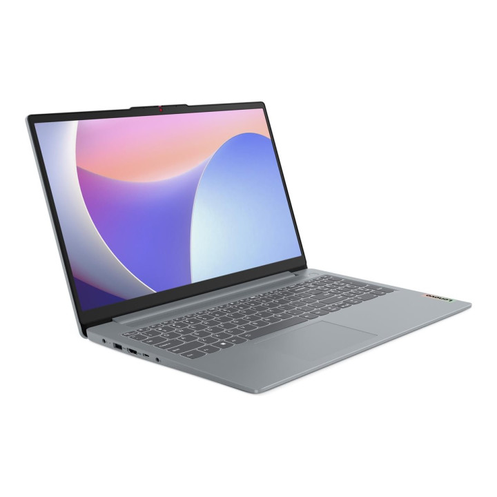 Лаптоп LENOVO IdeaPad Slim 3 15IAN8, 15.6" Full HD AG, Intel N100, 8GB DDR5, 512GB SSD, No OS - 82XB00KLBM - 1