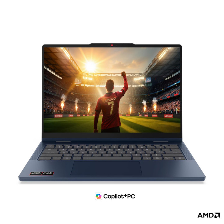 Лаптоп Lenovo IdeaPad 5 2 in 1 14AGP11, 14" WUXGA IPS Touch, AMD Ryzen AI 7 445, 32GB DDR5-5600, 1TB SSD, Windows 11 Home - 83UH