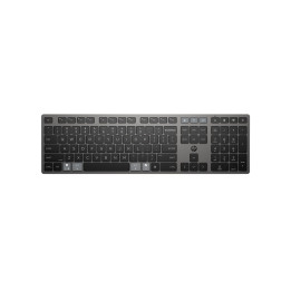 Безжична клавиатура HP 725, акумулаторна, Bluetooth/2.4GHz, черна - 9T5B2AA - 1
