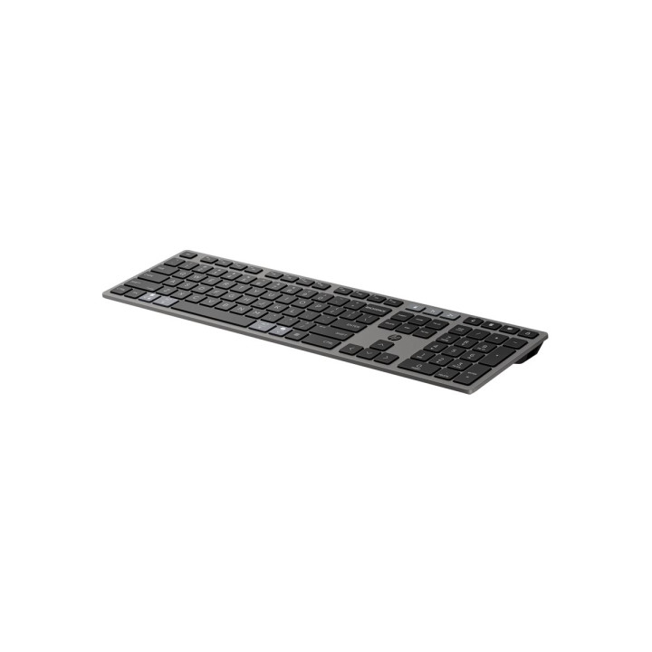 Безжична клавиатура HP 725, акумулаторна, Bluetooth/2.4GHz, черна - 9T5B2AA - 6