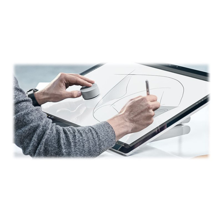 Мултимедиен безжичен контролер Microsoft Surface Dial, Wireless 2.4 GHz/Bluetooth - 2WR-00014 - 2