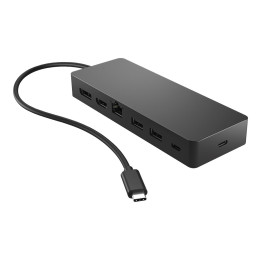 Докинг станция HP Universal USB-C Multiport Hub, 4K 60Hz (един дисплей) / 4K 30Hz (два дисплея), 2x USB 3.2 Gen 1, 1x USB-C 3.2 