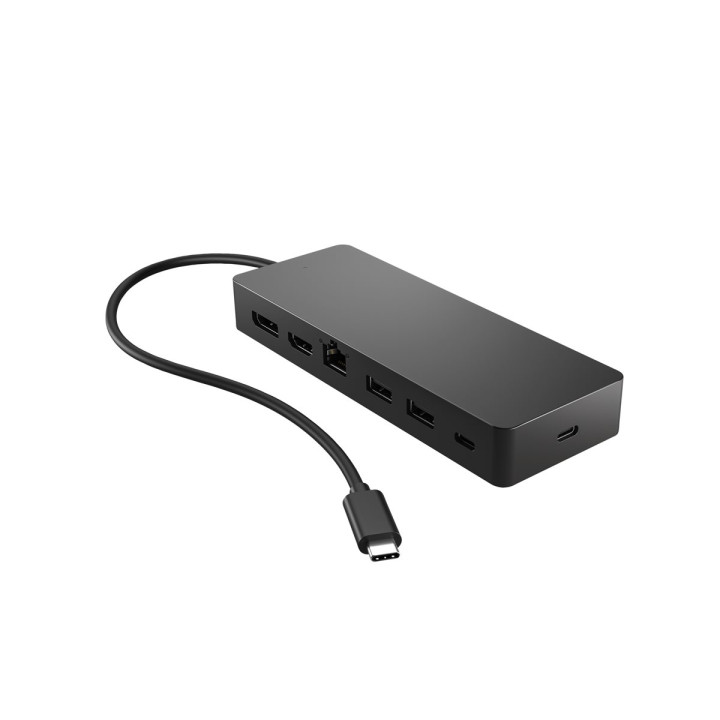 Докинг станция HP Universal USB-C Multiport Hub, 4K 60Hz (един дисплей) / 4K 30Hz (два дисплея), 2x USB 3.2 Gen 1, 1x USB-C 3.2 