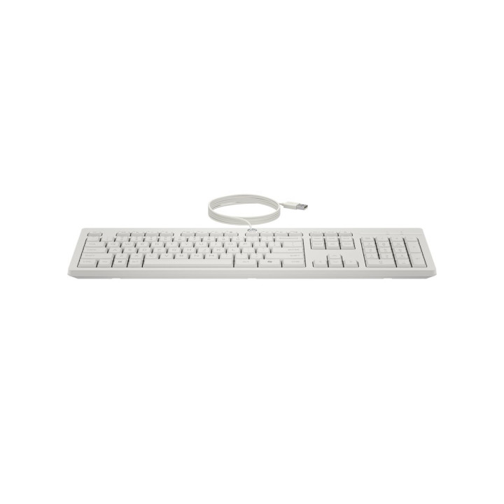 Комплект клавиатура и мишка HP 225 Cashmere White, Жична USB - AW5S6AA - 2