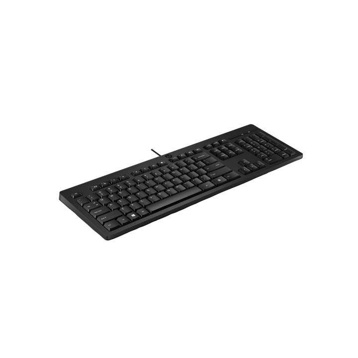 Клавиатура HP 125 G2, USB жична, QWERTY International English, Черна - AY2Y7AA - 3