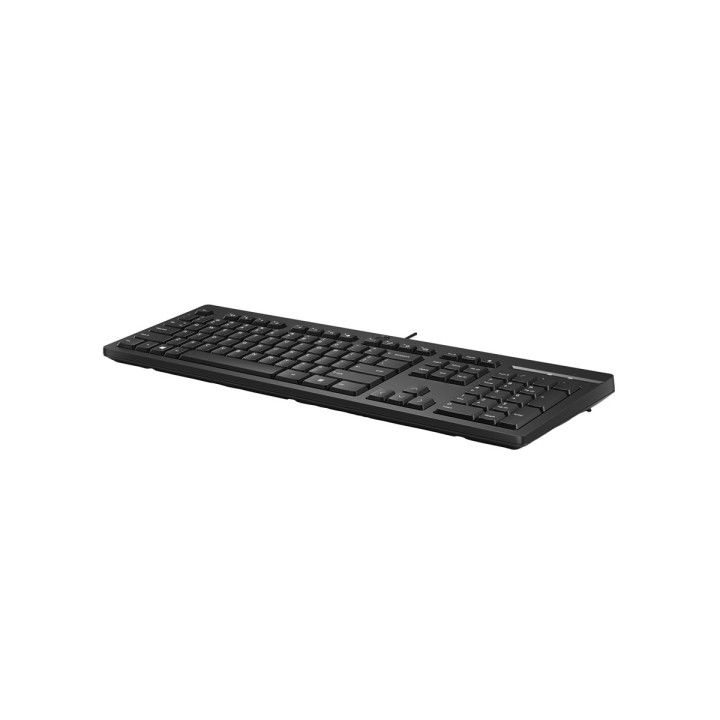 Клавиатура HP 125 G2, USB жична, QWERTY International English, Черна - AY2Y7AA - 5