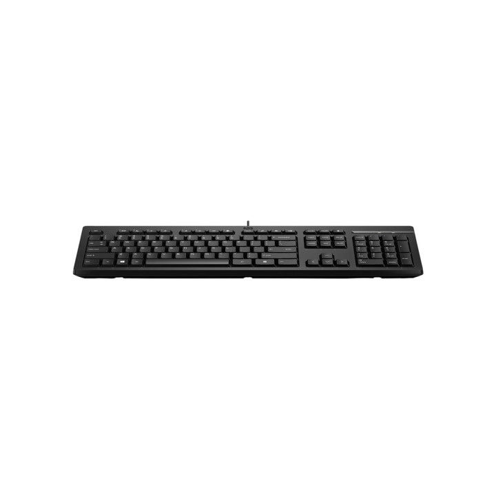 Клавиатура HP 125 G2, USB жична, QWERTY International English, Черна - AY2Y7AA - 6