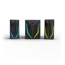 Гейминг мултимедийни тонколони HAMA uRage BLAST-R 621, 2.1, USB/3.5mm, RGB подсветка - 186094 - 1