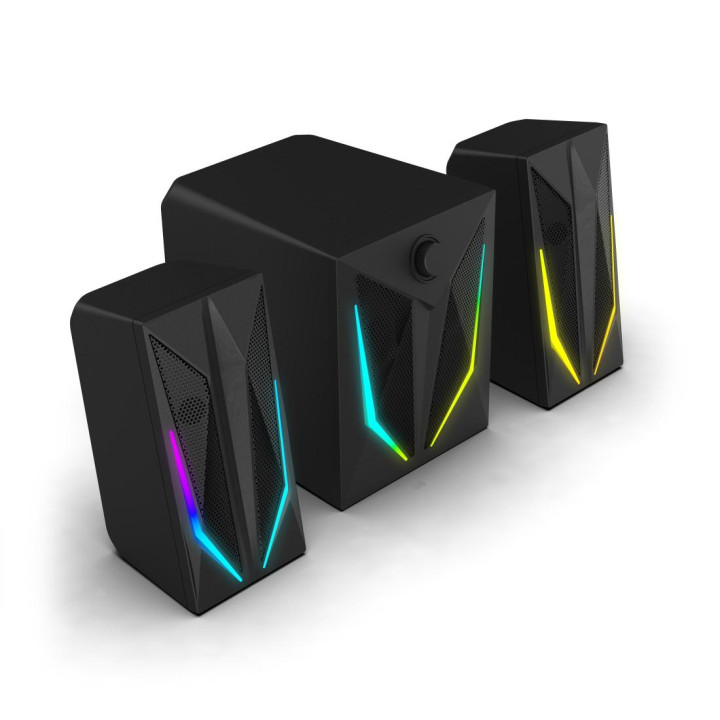 Гейминг мултимедийни тонколони HAMA uRage BLAST-R 621, 2.1, USB/3.5mm, RGB подсветка - 186094 - 4