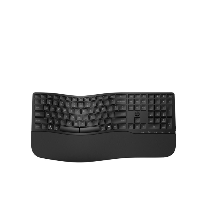 Безжична нископрофилна клавиатура HP 685 CFT, Dual-Mode, 2.4 GHz, QWERTY International English, Нископрофилна - 8T6L9UT - 1