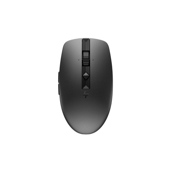 Безжична мишка HP 715 RECHBL, 3000 DPI, 7 бутона, Bluetooth 3.0/2.4 GHz, до 10м обхват - 6E6F0AA - 6