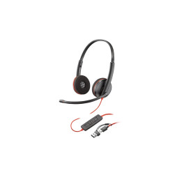 Слушалки HP Poly Blackwire 3200, Стерео USB-C - 93S87AA - 1