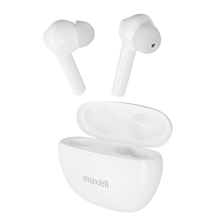 Bluetooth слушалки MAXELL Dynamic, In-ear, True Wireless, Бели - ML-AH-TWS-DYNAMIC-WH - 1