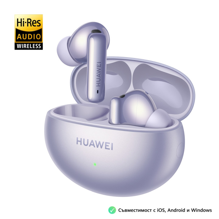 Слушалки Huawei FreeBuds 6i, Purple - 6942103123559 - 1