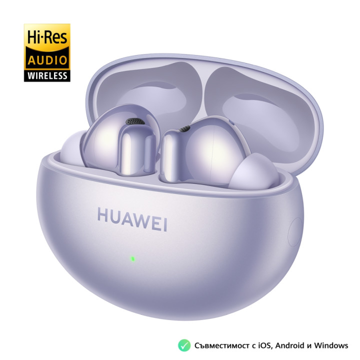Слушалки Huawei FreeBuds 6i, Purple - 6942103123559 - 2