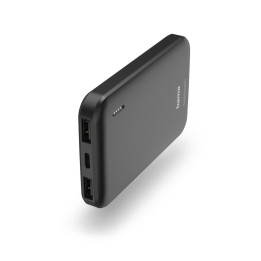 Външна батерия HAMA Pocket 5, 5000 mAh, 2x USB-A, антрацит - HAMA-201707 - 1
