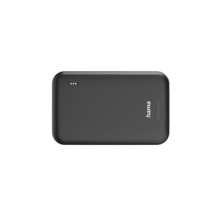 Външна батерия HAMA Pocket 5, 5000 mAh, 2x USB-A, антрацит - HAMA-201707 - 3