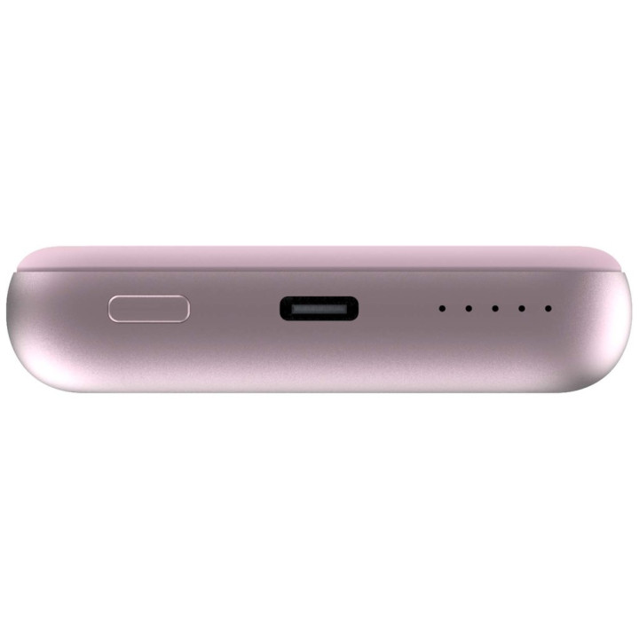 Външна батерия Verbatim MCP-10PK Power Pack, 10000 mAh, USB-C PD 20W, Безжично зареждане 15W, Pink - 32248 - 3