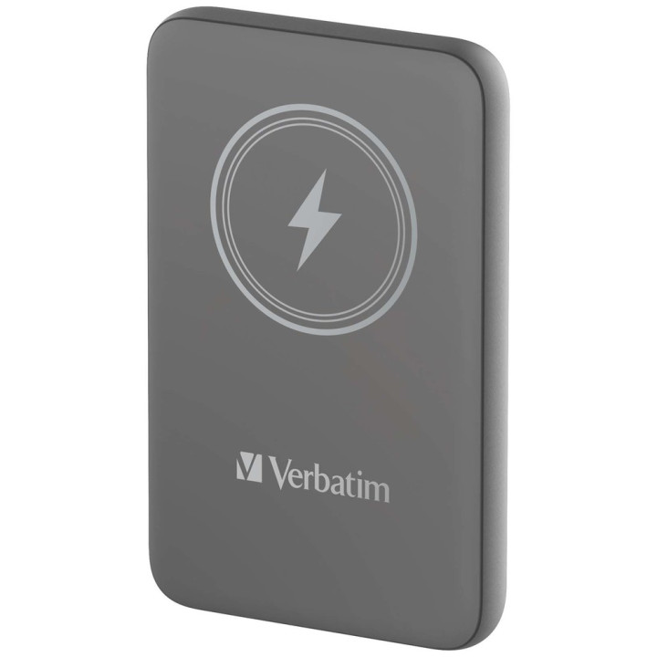 Външна батерия Verbatim MCP-10GY, 10000 mAh, USB-C PD 20W, Магнитна безжична зареждане 15W - 32249 - 2
