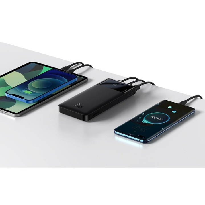 Външна батерия Baseus Bipow PPBD050001, 10000mAh, 2x USB + 1x USB Type-C, 15W - PPBD050001 - 7
