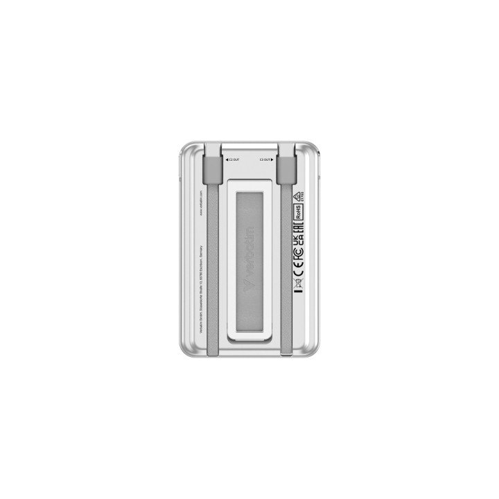 Външна батерия Verbatim Charge 'n' Go 2C, 5000mAh, USB-C, 2.4A, Magnetic Wireless - 32276 - 8