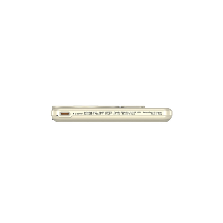 Външна батерия Verbatim Charge 'n' Go 2C, 5000mAh, USB-C, 2.4A, Gold - 32253 - 11