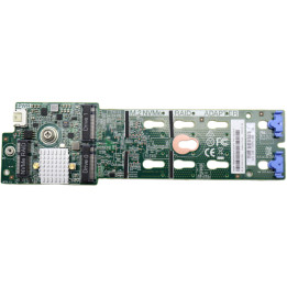 Комплект за включване на RAID Lenovo ThinkSystem M.2 NVMe 2-Bay, Поддръжка 2x NVMe дискове (x1 връзка) с интегриран Marvell RAID