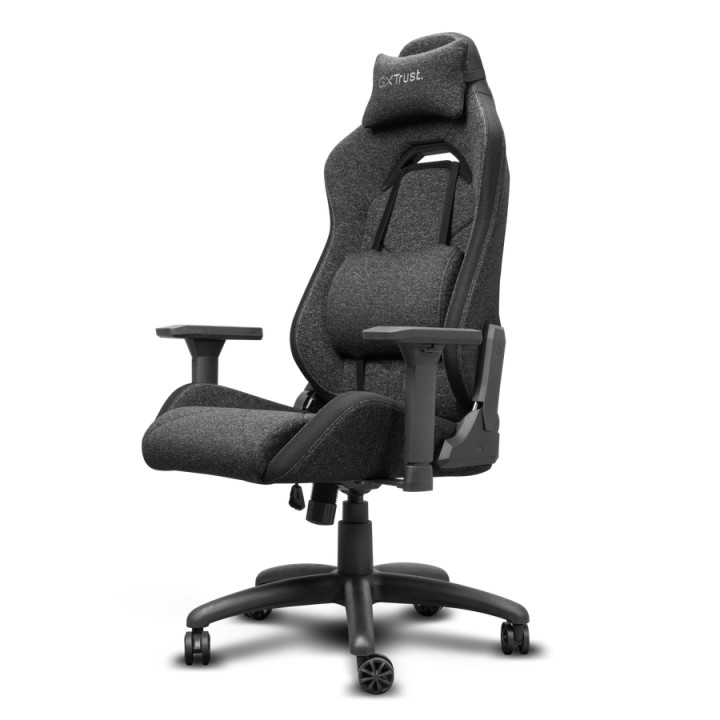 Геймърски стол TRUST GXT723 Ruya, Fabric, 150kg максимално натоварване, регулируема височина и подлакътници - 25439 - 2