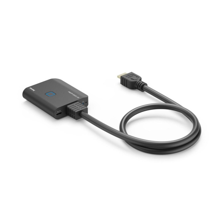Адаптер сплетер HAMA, HDMI мъжко към 2x HDMI женско, черен - HAMA-205284 - 2