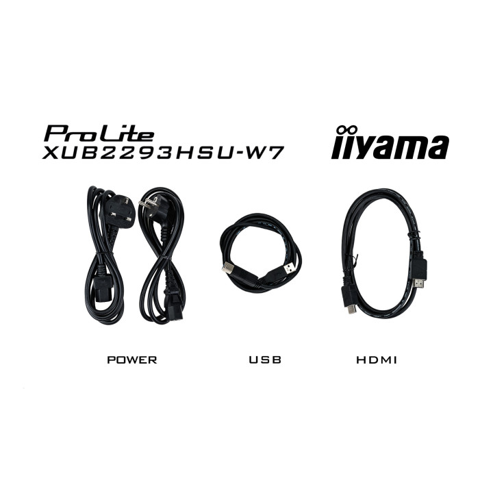 Монитор IIYAMA XUB2293HSU-W7, 21.5" Full HD IPS (1920×1080), 100Hz, 1ms  - 11