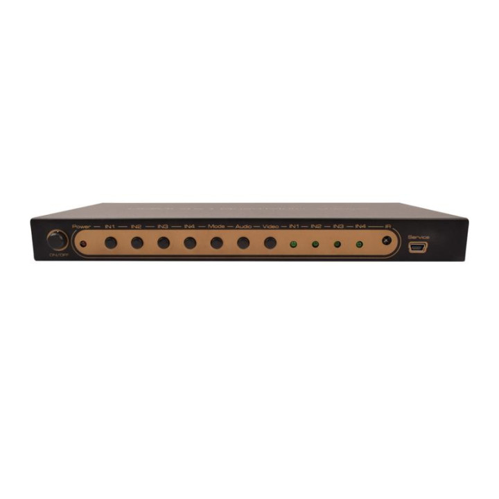 Адаптер ASK HDSW0019M1, HDMI, 4 входа 1 изход, 1080p - EST-HDMI-SWITCH-1-4 - 2