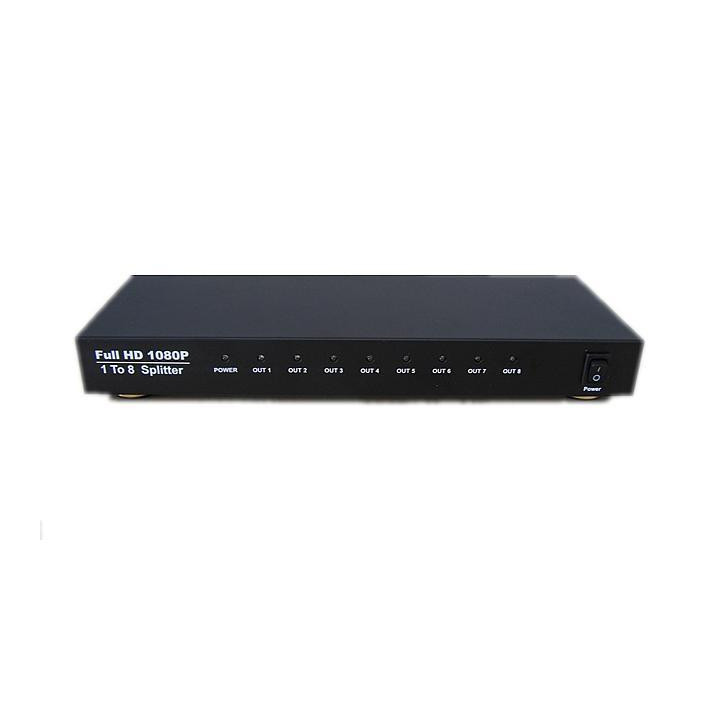 HDMI сплитер ESTILLO HDSP0020M1, 1 към 8, 4K/60Hz, Черен - EST-HDMI-SPLITTER-1-8-4K - 1