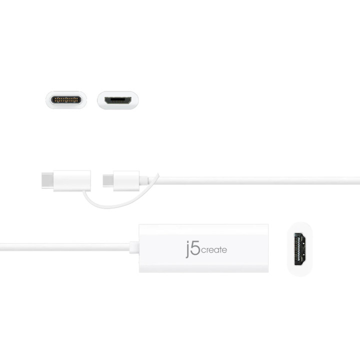 Видео адаптер j5create JUA165C, USB-C към HDMI - J5-JUA165C - 2