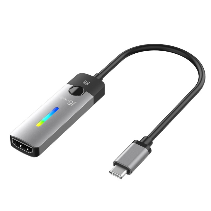 Адаптер j5create JCA157, USB-C към HDMI 2.1 8K - J5-JCA157 - 1
