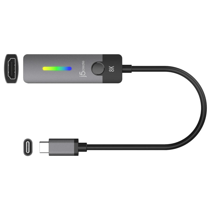 Адаптер j5create JCA157, USB-C към HDMI 2.1 8K - J5-JCA157 - 2