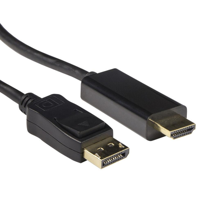 Кабел ACT AK3990, DisplayPort мъжко към HDMI-A мъжко, 1.8 м - EWENT-ACT-CAB-AK3990 - 1
