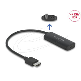 HDMI адаптер DeLock, HDMI мъжко към USB Type-C женско (DP Alt Mode) 4K 60Hz - DELOCK-63251 - 1