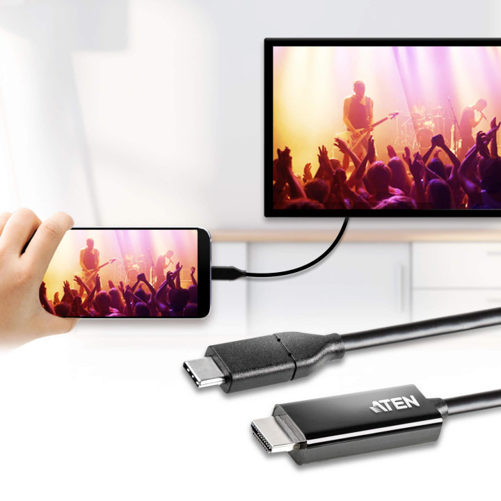 Конвертор ATEN UC3238, USB-C към HDMI, 4K - UC3238-AT - 5
