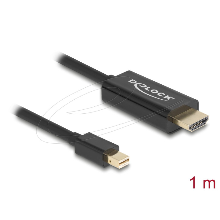 Кабел DeLock мини DisplayPort към HDMI, 1 м - DELOCK-83698 - 2