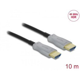 Оптичен кабел DeLock, HDMI мъжко-HDMI мъжко, 10 m, 4K 60 Hz - DELOCK-85010 - 1